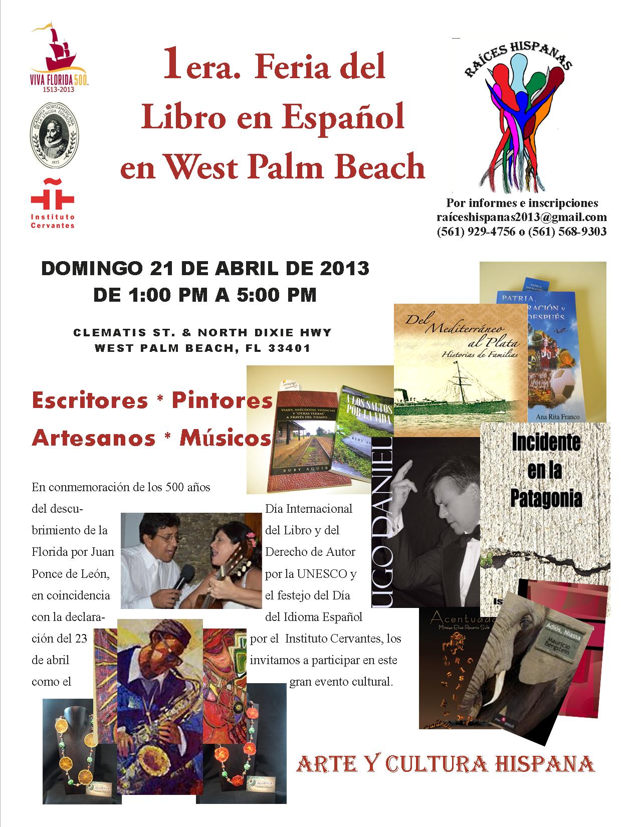 Primera Feria del Libro en Español en West Palm Beach ...